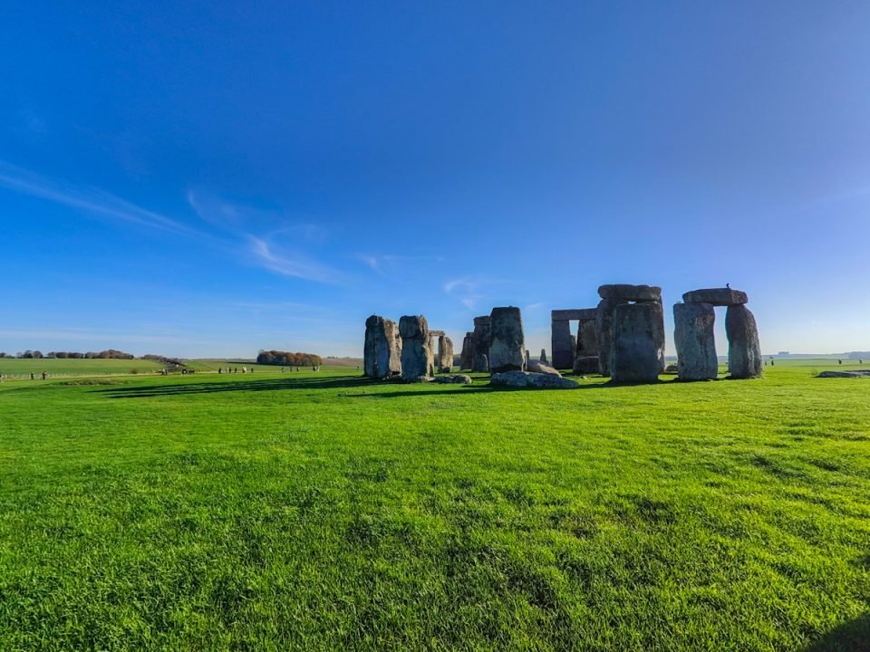 Fotografia del panorama di stonehenge